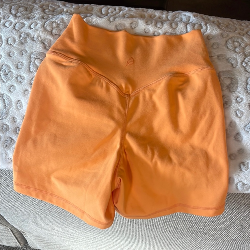 P'tula- NWOT-Orange Athletic Shorts